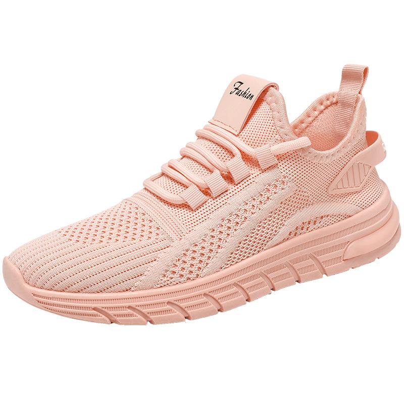 Shoes Women's Autumn New 2025 Direct Sales Fashion Casual Sports Shoes Single Shoes Flying Woven Women's Shoes