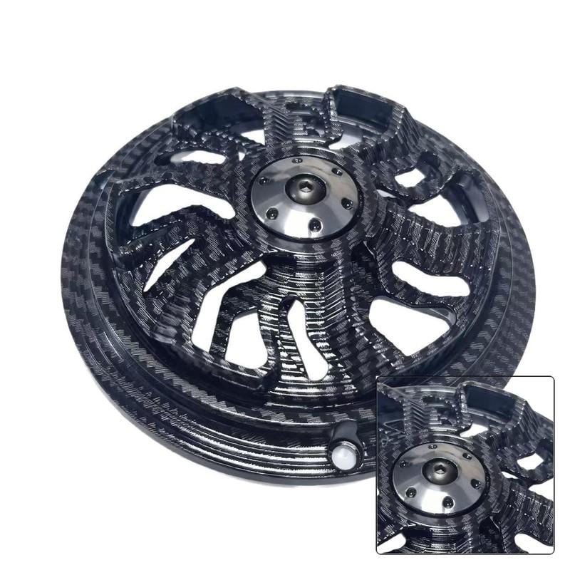 Поворотная крышка вентилятора для мотоцикла, регулируемая на 360°, защитная решетка двигателя, поворотная крышка вентилятора охлаждения, аксессуары для двигателя, замена