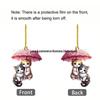 High-Value 2D Acrylic Cat Couple Keyring & Car Pendant