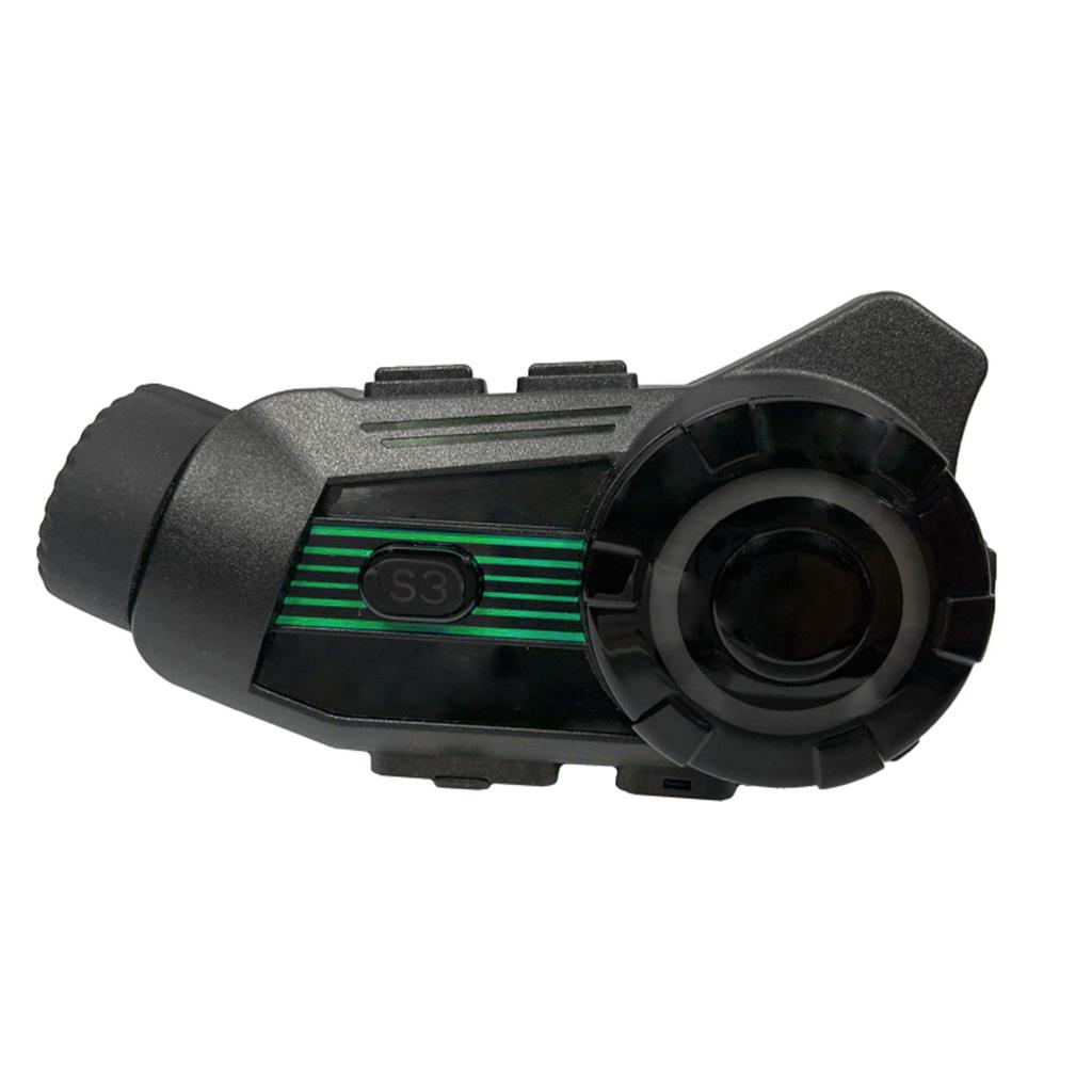Motorcycle Helmet Headset with 2K Camera Noise Cancellation Helmet Headphones Motorcycle Intercom Headset Communication Systems