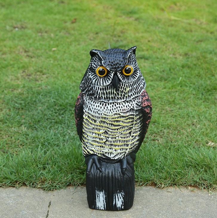 

Garden Owl Repeller With Realistic Design For Pest Deterrent Bird And Rodent Control