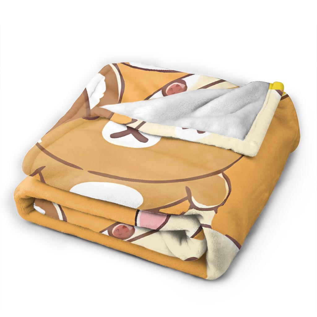 Rilakkumas and Friends Plush Blanket Kids Adult Flannel Bedding Throws For Home Decor Warm Soft Custom Quality Bedspread Gift