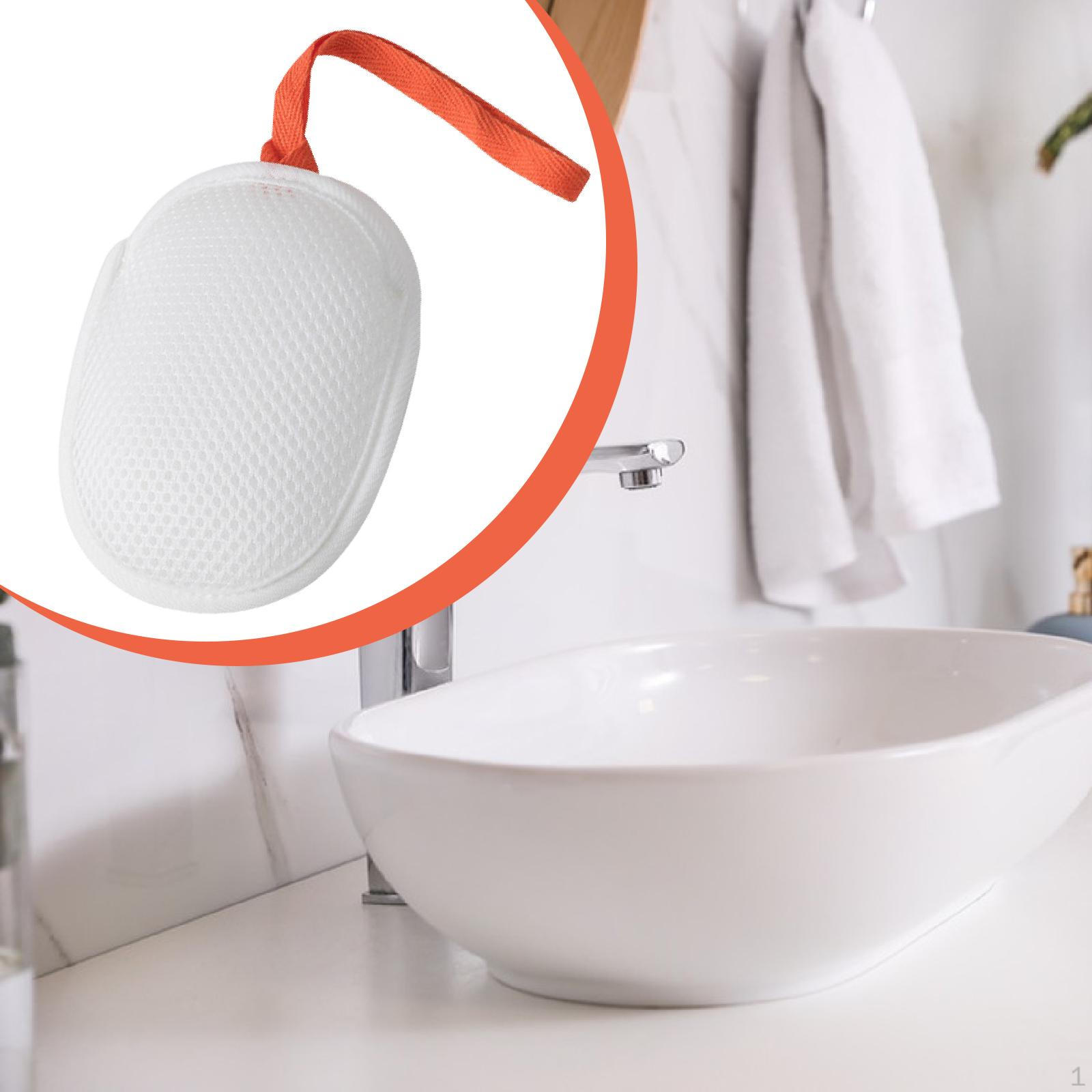 

Сетчатый мешочек для мыла Подвесной Сообщение Отпуск Спортзал Быстросохнущий Ванная Пилинг Уличный Компактный белый