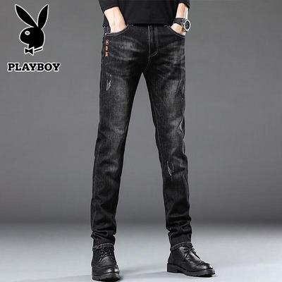 Men's Slim Fit Stretch Business Casual Straight Leg Jeans