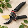 Professional Bypass Pruning Shears Titanium Coated Sharp Blade Soft Non-slip Foam Handle with Spring Loaded Design Ideal for Cutting Tree Branches