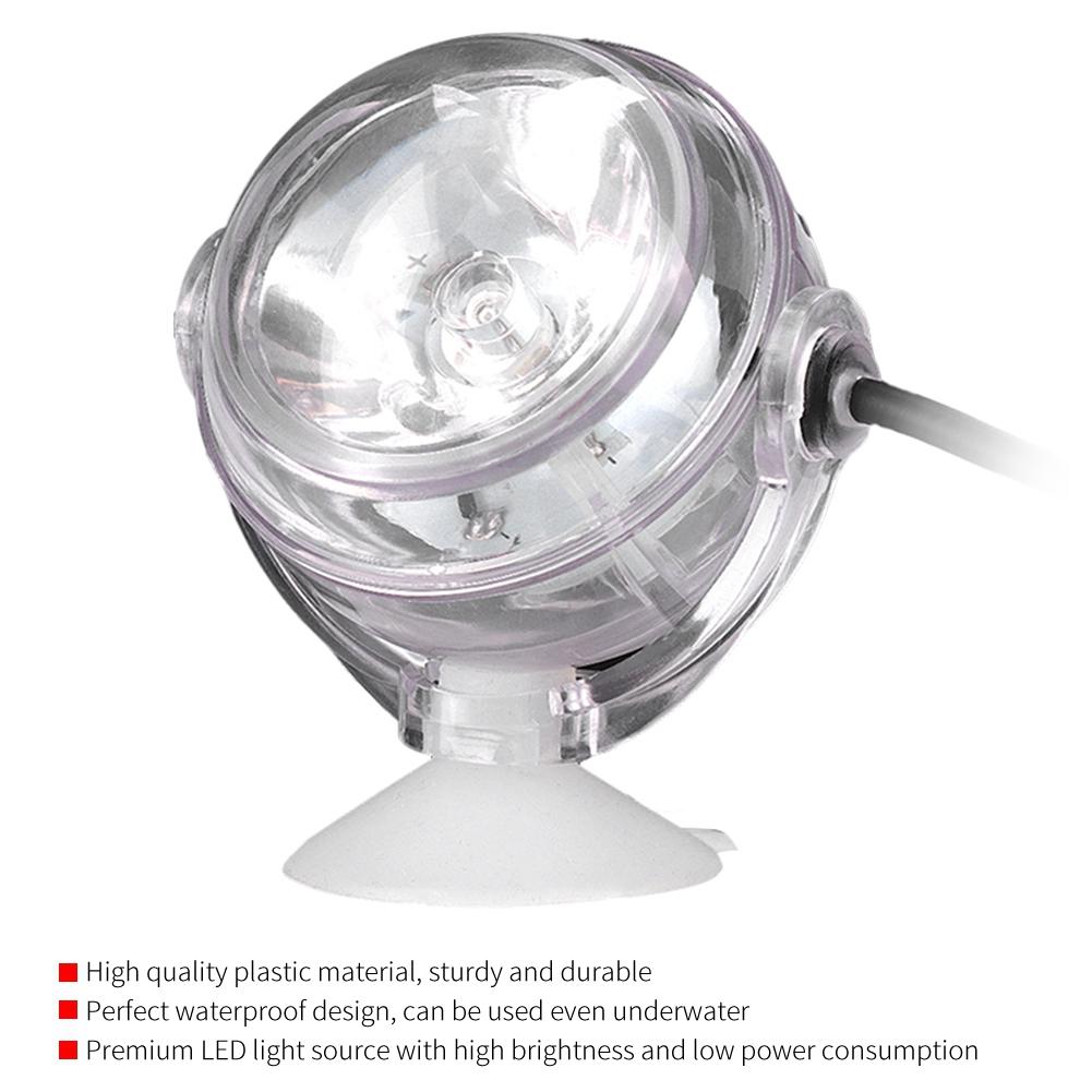 LED Underwater Light Multicolor Waterproof Spotlight Lamp