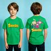 Snorks Cartoon Graphic Printed TShirt Boys and Girls Casual T-shirt Kids Summer Polyester Short Sleeve Daily Life Children Shirt