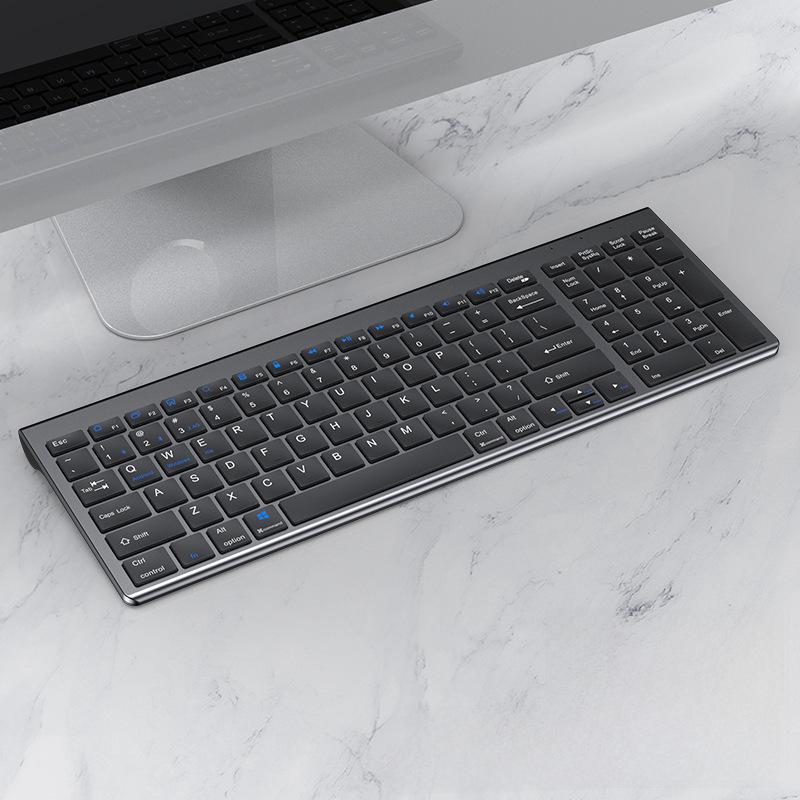 Yixin 109 Wireless Bluetooth Dual-Mode Keyboard and Mouse Set for iMac, iPad, Tablet, and Notebook