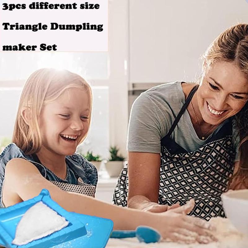 Dumpling Maker Empanada Maker Press - Jannity Triangle Dumpling Ravioli Maker Set Press Pierogi Mold Essential Kitchen Tools
