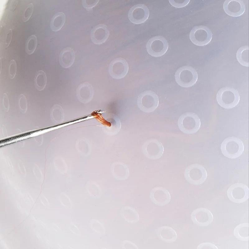 Haarfärbung, Hervorhebung, Farbstoffkappe, Zuckerguss, Tipping, wiederverwendbare Silikon-Salonkappe