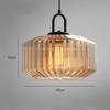 Retro Colour Glass Pendant Light Nordic Loft Hanging Indoor Decor Lights LED Fixtures E27/E26 for Bedroom Restaurant Lamp