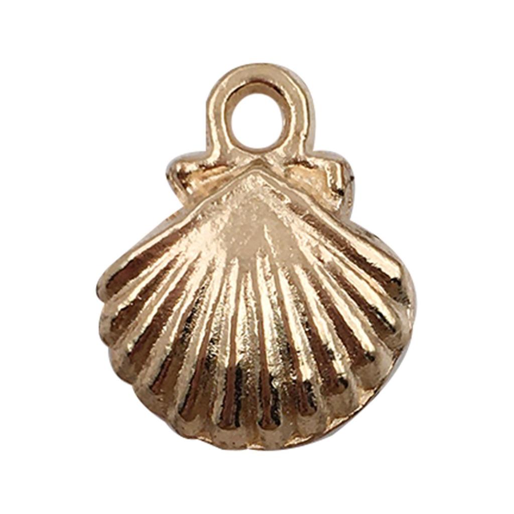 Pandantiv Aliaj Ocean Stea de Mare & Scoică Aur 16K - Accesoriu Bijuterii DIY Handmade