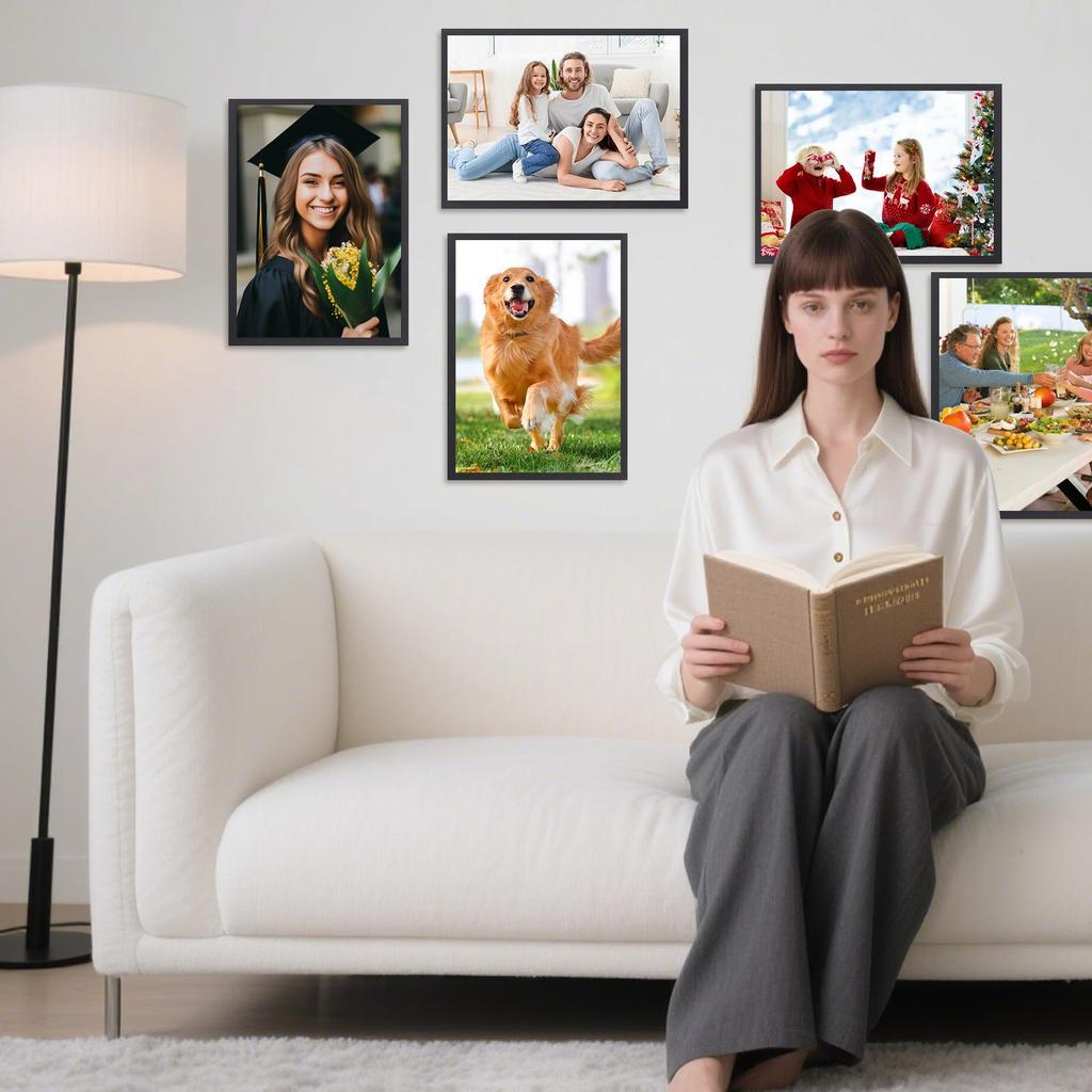 20 Pieces A4 Document Holder Information Frame Magnetic Sign Holder Bulletin Board Notification Display Photo Frame