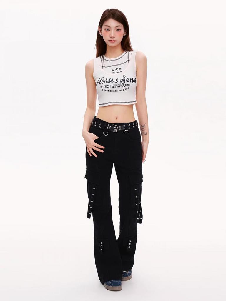 Jeans Versatili Stile Harajuku Giapponese - Pantaloni Lunghi alla Moda, Artistici, Unisex