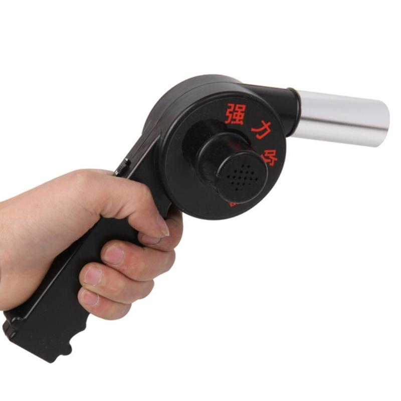 Small Electric BBQ Blower Fan with Variable Speed Controllers Barbecue Cooking Fan Air Blower for Camping