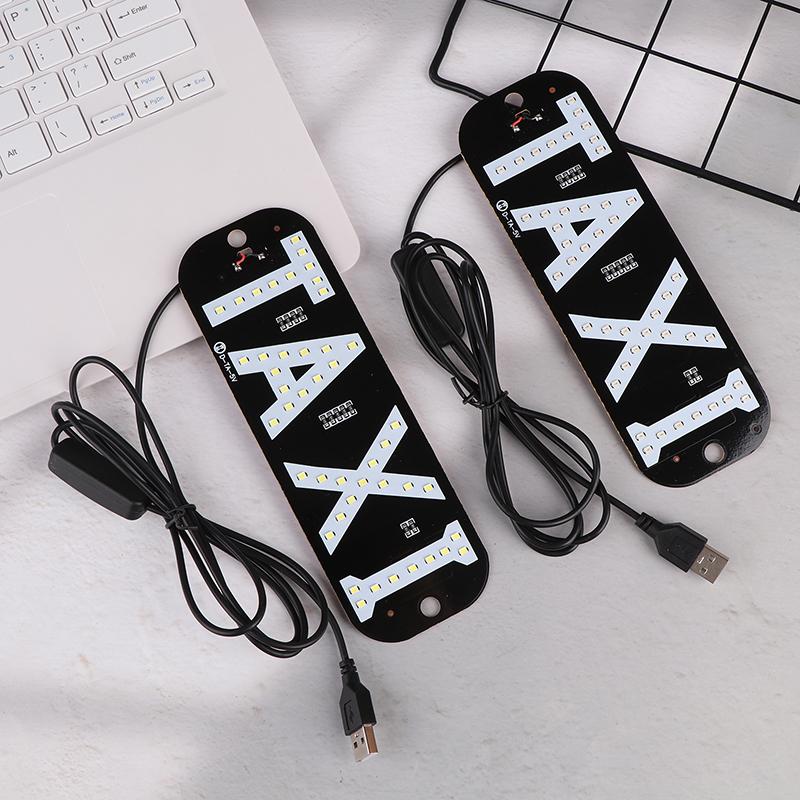 Led Signal Light Taxi Signal Lamp For Taxi Logo Light Usb Led Cab Panel Indicator Lights Signal Lamp Auto Decoration Lamp