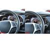 For Chevrolet Corvette C7 2014-2019 Car Carbon Black Dashboard Frame Cover Trim Stickers Auto Interior Parts