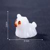Halloween Glow-in-the-dark Puppy Ghost Figurine Cute Particle Decorative Accessories Micro-landscape Small Ornaments