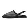 Mesh Back Empty Sandals Women's Flat-bottomed Bag Head Shoes Breathable Fishing Net Design Sexy Casual Versatile Sandals