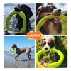 LaRoo Dog Dental Hračky pro velké psy Kulatý frisbee Odbourávání stresu pro psy Inteligence domácích mazlíčků Plovoucí tréninková hračka, Odolná, Trénink, Hračka. (30CM zelená)