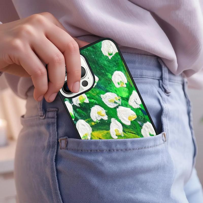 Lily of the Valley Flower Phone Case For iPhone 17 Air 15 16e 14 13 Pro Max Coque 12 11 Pro Max PLUS Cover
