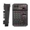 Musical Mini Audio Mixer Multi Function Effects Mixing Console USB BT Connection 48V Phantom Power for Conference