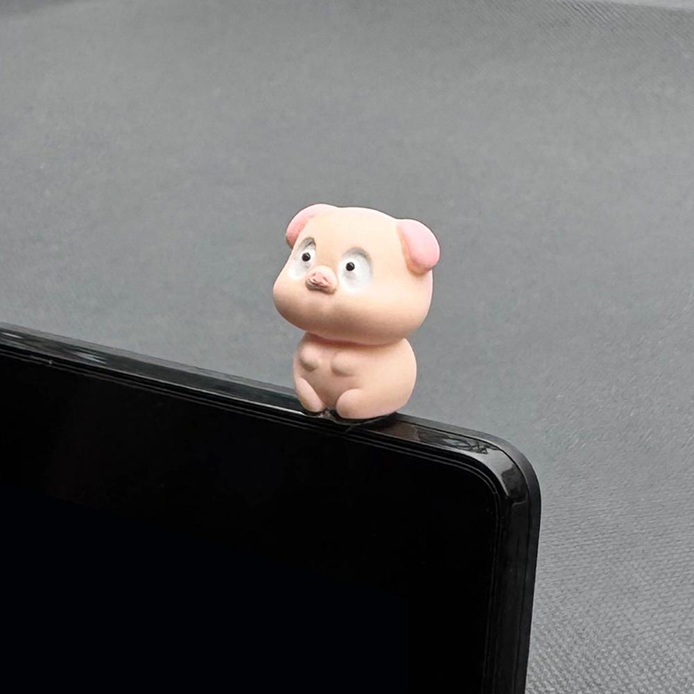 Car Center Console Dashboard Cute Cartoon Friendly Animals Ornament Interior Decoration for Girls Gifts Car Interior Accessories