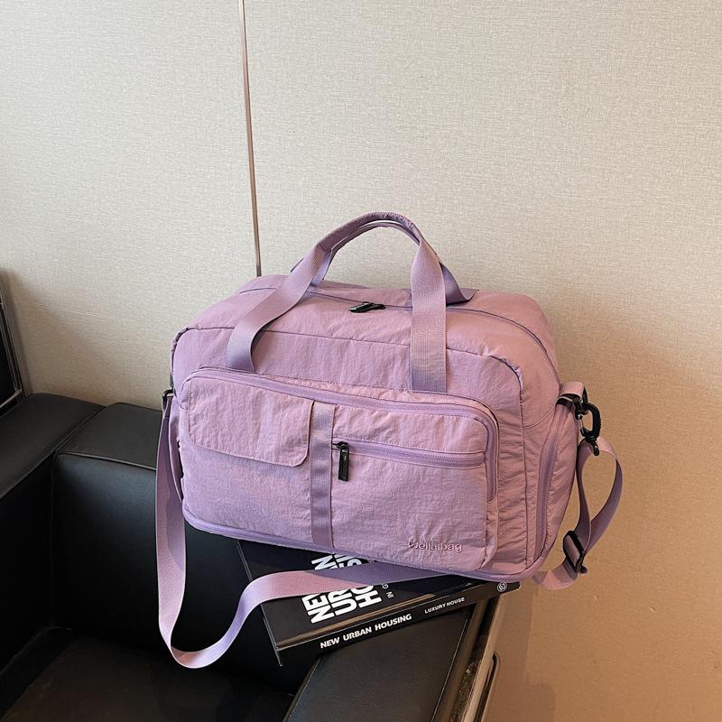 Large capacity portable short-haul travel bag Women's fashion lightweight luggage bag Men's travel storage Sports fitness bag