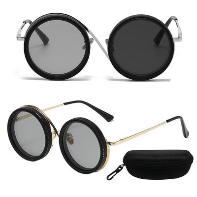 New Nd2-400 Adjustable Dimming Glasses Nd Filter 9 Level Fishing Sunglasses With Glasse Case Uv400 Eyewear Driving