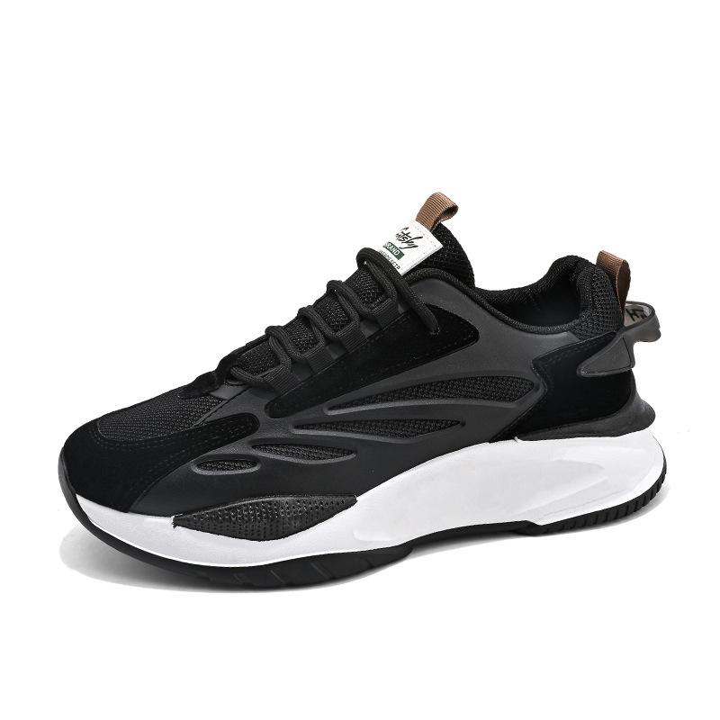 Men's Casual Sports Shoes New Mesh Tennis Sports Running Vulcanized Shoes Comfortable Thick-soled Fashion Breathable Shoes