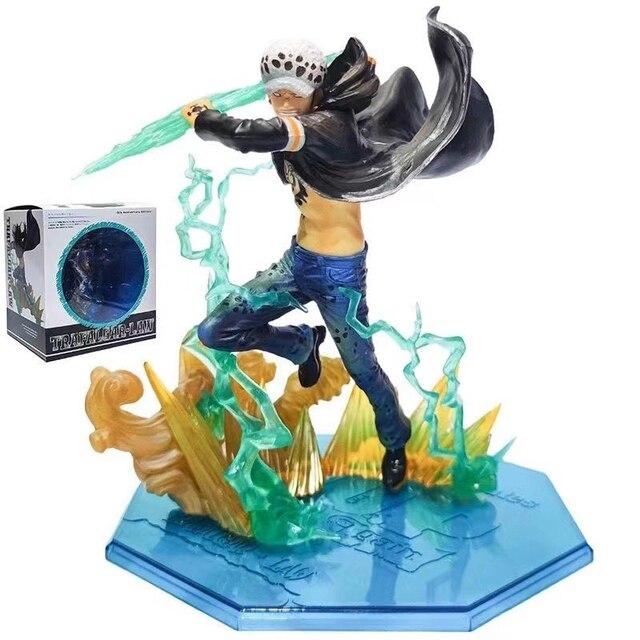 17cm Anime One Piece F Zero Trafalgar Law Battle Ver .Pvc Figure Model Toys Gifts for Children