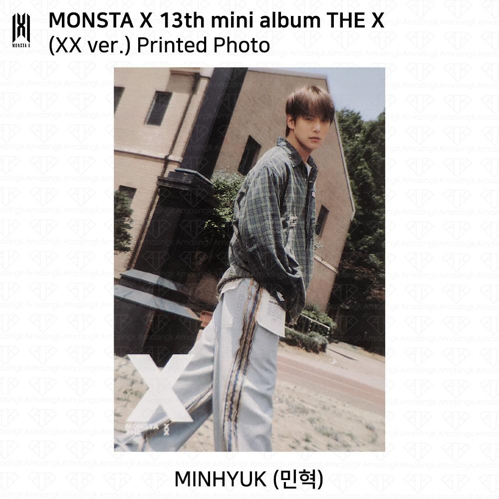 MONSTA X 13-й мини-альбом THE X версия фотобук XX версия Официальная фотокарточка Minhyuk Photo (XX)