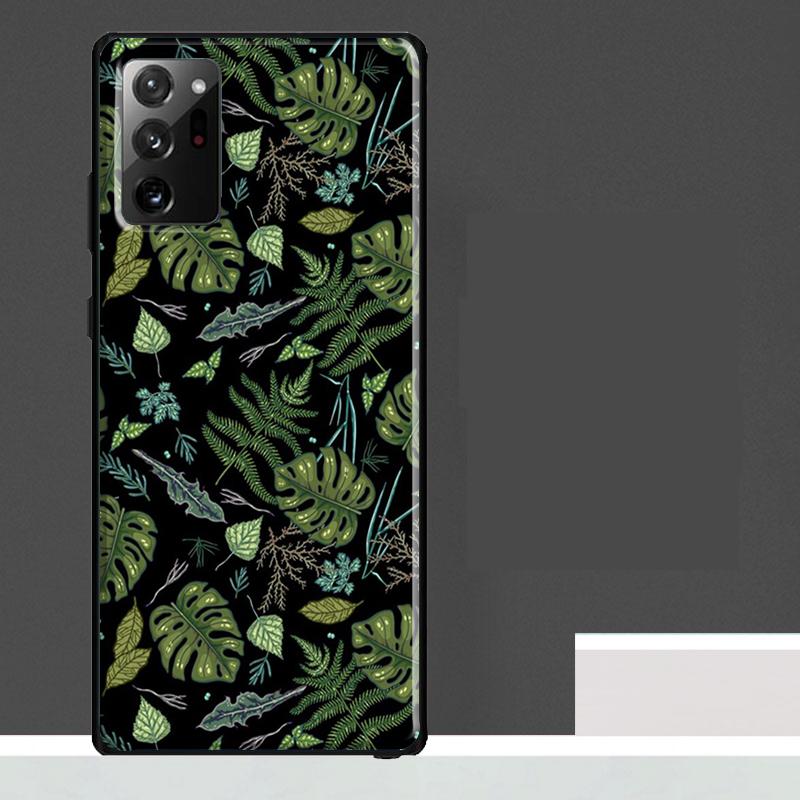 Tropical Monstera Leaves Case For Samsung Galaxy S23 S24 S25 Ultra S9 S10 S20 S21 S22 Plus S23 FE S25 FE Phone Cover