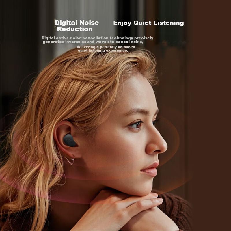 Jbl Noir Wave Buds 2 - Écouteurs Sans Fil Avec Micro - Intra-Auriculaire - Bluetooth - Suppresseur De Bruit Actif - Image 7