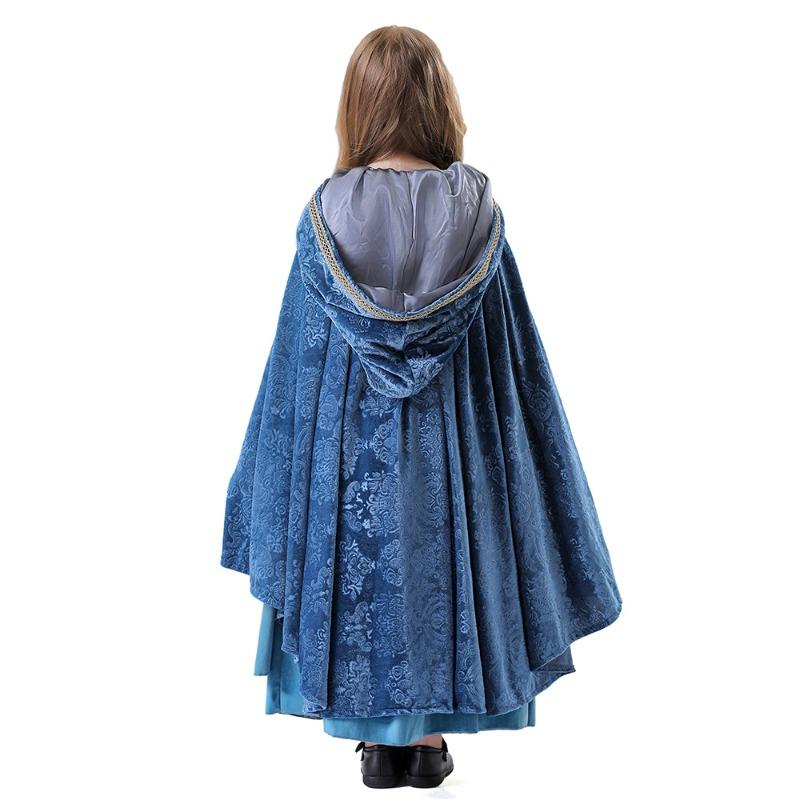 Halloween Children's Lord of the Rings Elf Children's Elf Princess Dress Medieval Court Dress Performance Costume