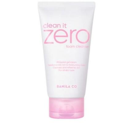 Clean It Zero Foam Cleanser 150ml - Korean Skin Care / Deep Cleansing Foam / Daily Facial Cleanser / Gentle Foam Wash