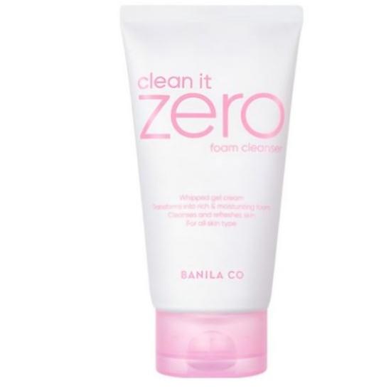 

BANILA CO Clean It Zero Foam Cleanser 150ml - Korean Skin Care / Deep Cleansing foam / Daily Facial Cleanser / Gentle Foam Wash