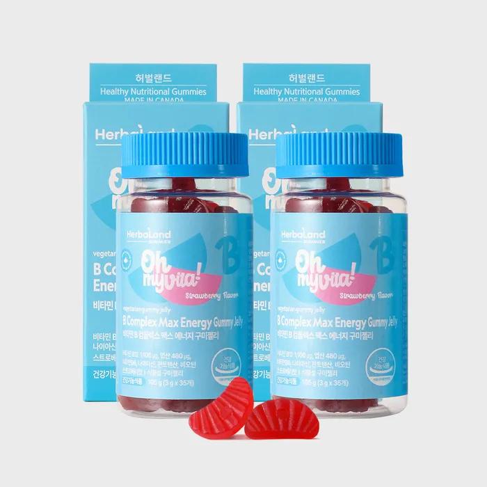 

Жувальні цукерки з комплексом вітамінів групи B для максимальної енергії, 2 пляшки