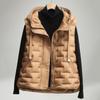 Autumn and winter vest loose vest jacket catty m hooded down cotton jacket women's vest