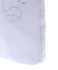 Maison de Fleur Women's Grayish Blue Shoulder Bag with Tulle Handle and Rhinestones (EC Exclusive)