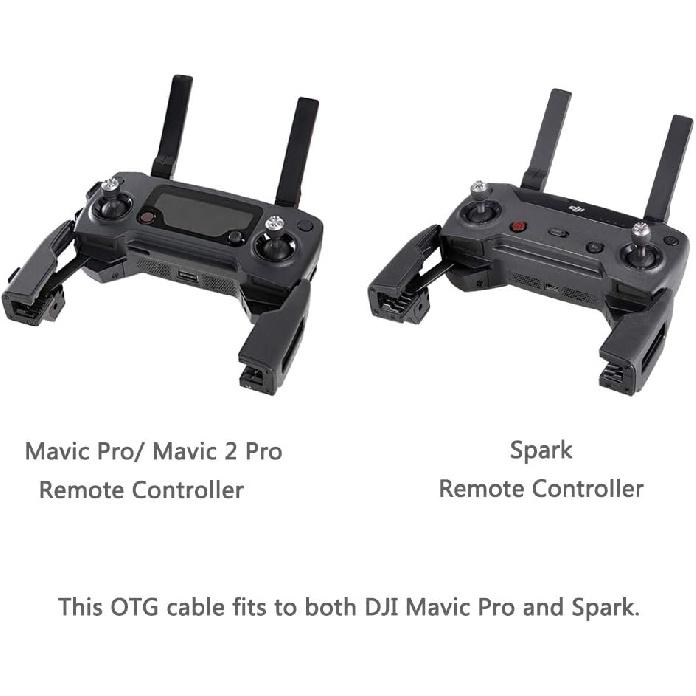 OTG Micro USB - iPhone iOS Кабель 1 фут Разъем для DJI Spark Mavic Mini Mavic Pro Mavic 2 Pro Zoom Air Обратный Кабель для передачи данных для iPhone 7 8 X