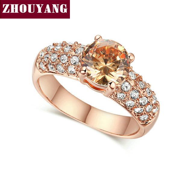 

Crystal Ring For Women Luxury Multicolor 4 Claws Ice Out Cubic Zirconia Silver Color Gift Fashion Female Wedding Jewelry R070 9