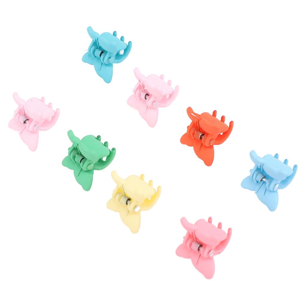 100pcs Mini Claw Clips Butterfly Tiny Cute Hairpin Hair Accessories Children Mix Color Hair Clamps