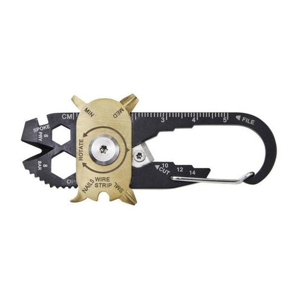 

Multifunction Stainless Steel 20in1 Tool Wheel With Screwdriver Wrench For Camping And Travel