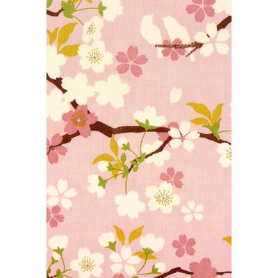 Hamamonyo Tenugui Hand Happy Cherry Blossoms Pink (Japanese Towel) - -