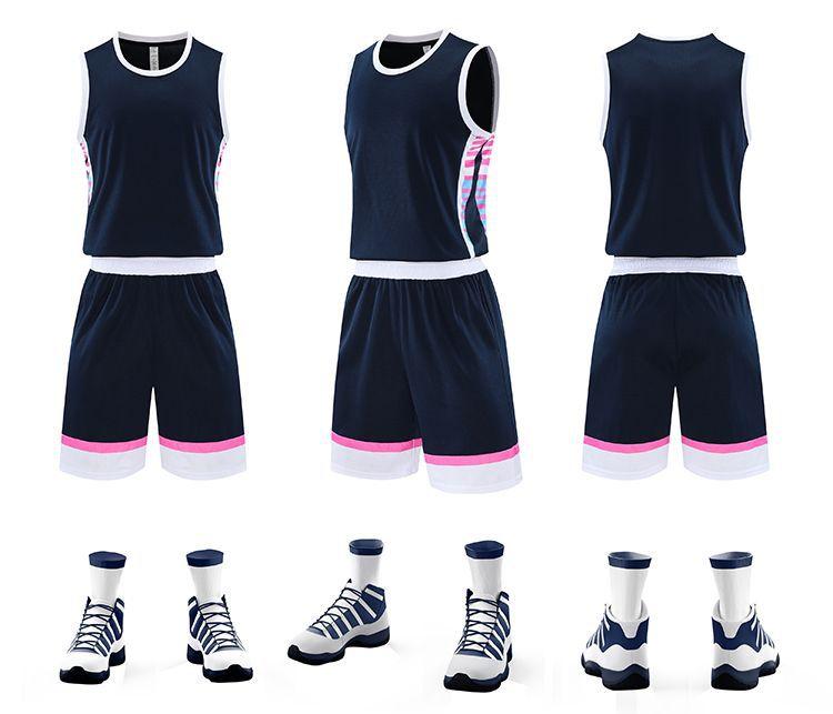 Basketball Suit, Team Uniform, College Student Game, Adult Children'S Men'S And Women'S Training Jerseys, Summer Digital Printing