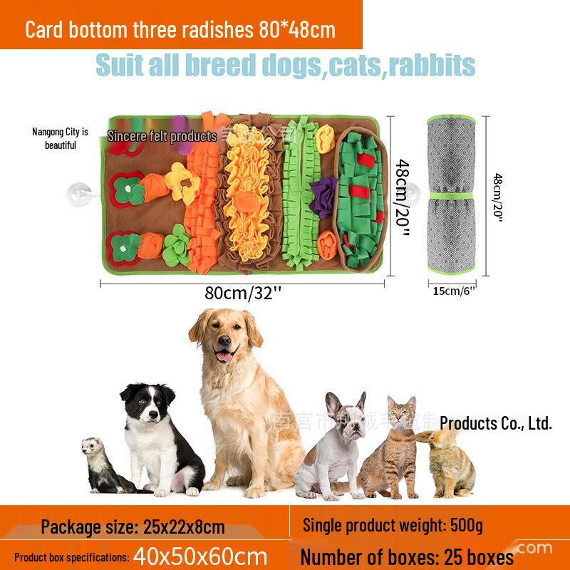 Spot Pet Sniffing Mat: Indoor Foraging and Slow Feeding Puzzle Toy for Dogs and Cats