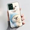 Weiche TPU Hülle für Nokia HMD Pulse Pro Pulse+ Plus Luxuriös Niedlich Liebe Hase Lustig Schwarzes Silikon Schutzhülle Rückseite Handyhülle