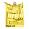 30 Cores Manta de Flanela com Nome Personalizado Para Meninas e Meninos Manta de Bebê Personalizada Letra Fleece Monocromático Presente de Aniversário