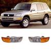 1 Pair Front Bumper Fog Driving Light PC ABS Fit for Toyota RAV4 1998 1999 2000